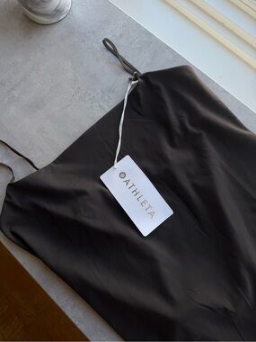 Athleta Brown Body Suit with Adjustable Straps
